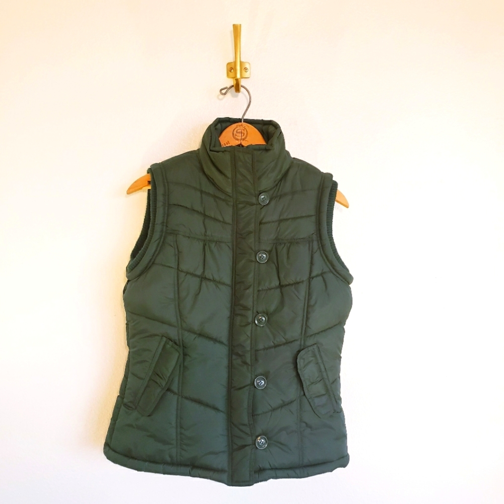 Evergreen Puffer Vest
